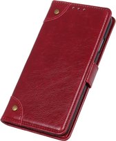 Xiaomi Mi 9 Hoesje - Mobigear - Ranch Serie - Kunstlederen Bookcase - Rood - Hoesje Geschikt Voor Xiaomi Mi 9