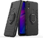 Mobigear Armor Ring Hardcase voor de Xiaomi Redmi 7 - Zwart