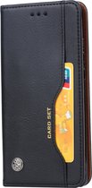 Samsung Galaxy A41 Hoesje - Mobigear - Card Set Serie - Kunstlederen Bookcase - Zwart - Hoesje Geschikt Voor Samsung Galaxy A41