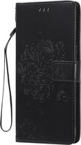 LG V60 ThinQ Hoesje - Mobigear - Tree Serie - Kunstlederen Bookcase - Zwart - Hoesje Geschikt Voor LG V60 ThinQ