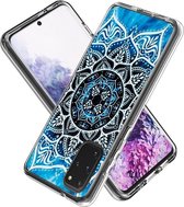 Samsung Galaxy S20 Plus Hoesje - Mobigear - Design Serie - Hard Kunststof Backcover - Mandala - Hoesje Geschikt Voor Samsung Galaxy S20 Plus