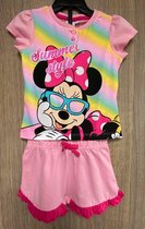 Disney Minnie Mouse short pyjama - kleur roze - in geschenkendoos. Maat 98 cm / 3 jaar