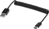 Mobigear USB-A naar USB-C Kabel 1 Meter - Zwart