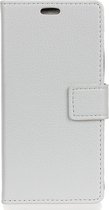 Nokia 8.1 Hoesje - Mobigear - Classic Serie - Kunstlederen Bookcase - Wit - Hoesje Geschikt Voor Nokia 8.1