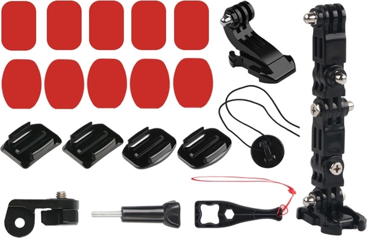 Puluz Multi Joint Arm GoPro Adapter - Universal - Zwart