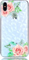 Apple iPhone XS Max Hoesje - Mobigear - Design Serie - TPU Backcover - Flowers - Hoesje Geschikt Voor Apple iPhone XS Max