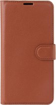 Sony Xperia XZ Premium Hoesje - Mobigear - Classic Serie - Kunstlederen Bookcase - Bruin - Hoesje Geschikt Voor Sony Xperia XZ Premium