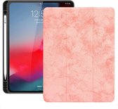 Apple iPad Pro 12.9 (2018) Hoes - Mobigear - Tri-Fold Serie - Kunstlederen Bookcase - Roze - Hoes Geschikt Voor Apple iPad Pro 12.9 (2018)