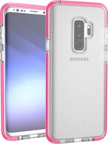 Samsung Galaxy S9 Plus Hoesje - Mobigear - Full Bumper Serie - Hard Kunststof Backcover - Transparant / Roze - Hoesje Geschikt Voor Samsung Galaxy S9 Plus