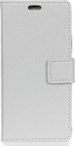 Huawei P30 Hoesje - Mobigear - Wallet Serie - Kunstlederen Bookcase - Wit - Hoesje Geschikt Voor Huawei P30