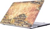 Case geschikt voor Apple MacBook Pro 13 (2016-2019) - Mobigear - Stone Serie - Hardcover - Model 5 - Geschikt voor Apple MacBook Pro 13 (2016-2019) Cover