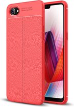 OPPO A3 Hoesje - Mobigear - Luxury Serie - TPU Backcover - Rood - Hoesje Geschikt Voor OPPO A3