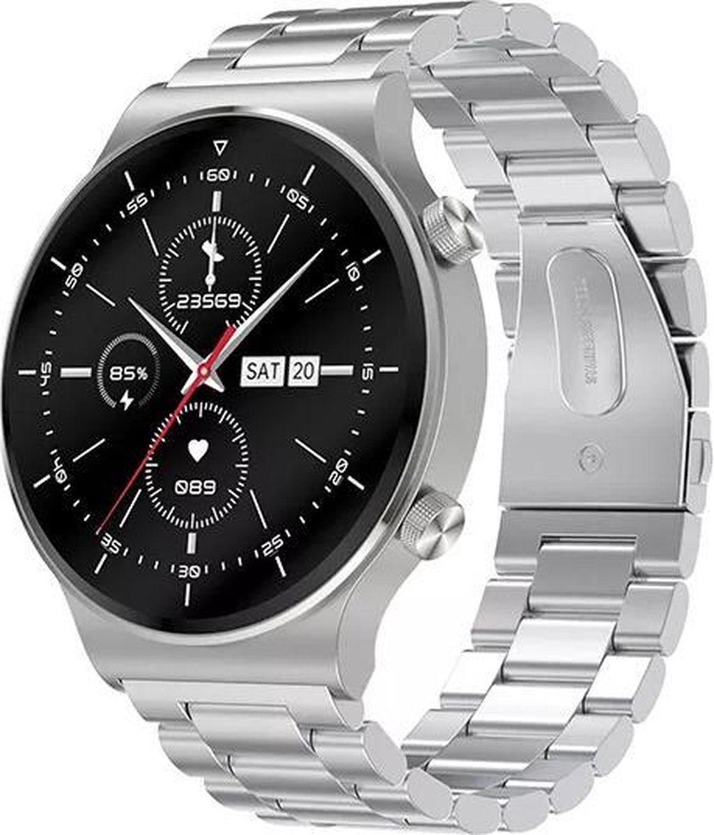 O.M.G® Smartwatch S1 PRO Titanium Zilver Smartwatch Activity