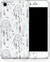 ShieldCase Dream Catcher geschikt voor Apple iPhone 7/8/SE hoesje - wit/grijs