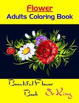 Flower Adults Coloring Book