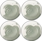 Bord Aqua Ø 21,5cm TT Evergreen - set 4 stuks