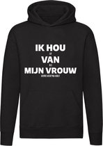 Ik hou er van als mijn vrouw Vodka voor me haalt Hoodie | sweater | pils | liefde |vrijgezellendag | bruiloft | trouwen | wodka | relatie | unisex | capuchon