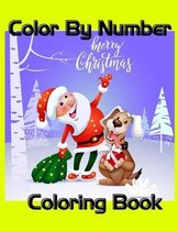 Color By Number Merry Christmas Coloring Book