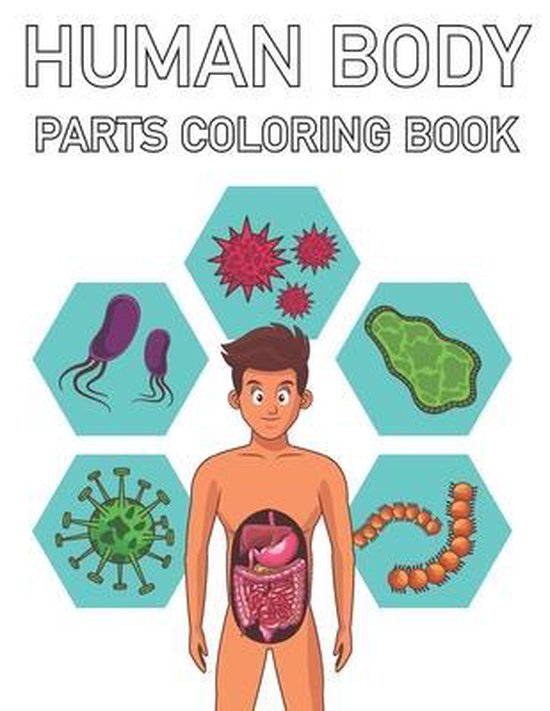 Human Body Parts Coloring Book 9798749072587 Dr Shamsuddin Khwaja