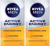 Nivea Men Gezichtcrème Active Energy Multi Pack - 2 x 50 ml