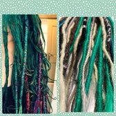 Dreads Dreadfalls Twist Braids Cyber Gothic 30stuks BOTTLE GREEN