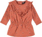 Babyface Dress Meisjes Jurk - Burnt Orange - Maat 98