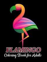 Flamingo coloring book for adults