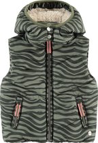 Babyface Bodywarmer Meisjes Jas - Olive Green - Maat 104