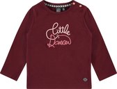 Babyface T-Shirt Long Sleeve Meisjes T-shirt - Red Velvet - Maat 86