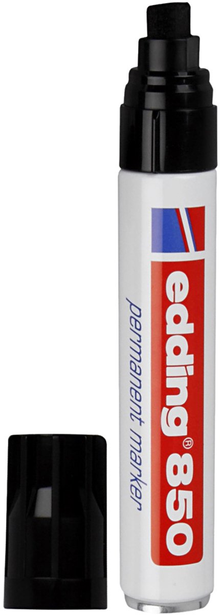 Marker, Edding 850, lijndikte 5-15 mm, zwart, 1 stuk