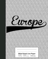 Wide Ruled Line Paper