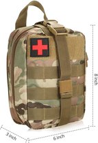 Tactical Molle Rip-Away EMT Medical First Aid IFAK Lifesaving Pouch, Outdoor Medical Package, Bergbeklimmen / Klimmen Rescue Tools Pakket Gemaakt van 600D Waterdichte Stof