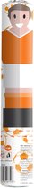 Folat Partypopper Holland 28 Cm Papier Oranje/wit