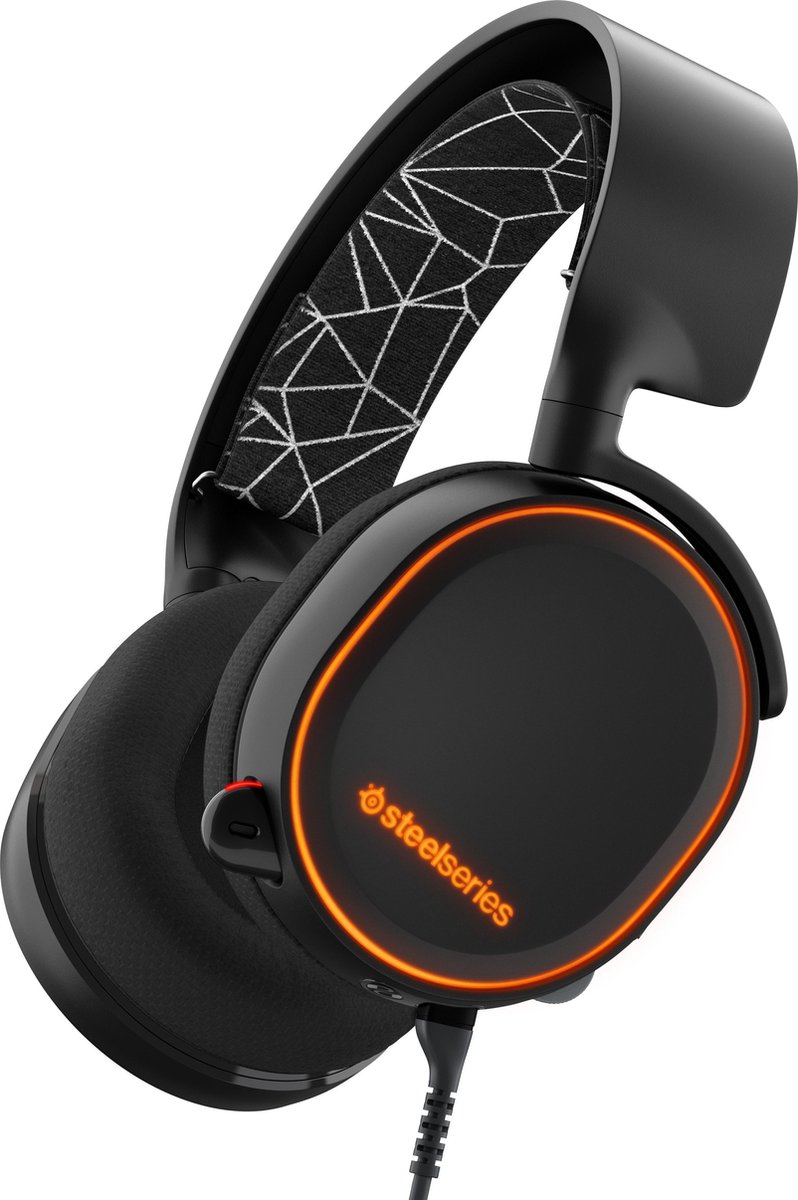 SteelSeries Arctis 5 RGB Gaming Headset - PC + PlayStation 5 - Zwart