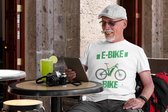 T-shirt Wit (Maat L) E-Bike