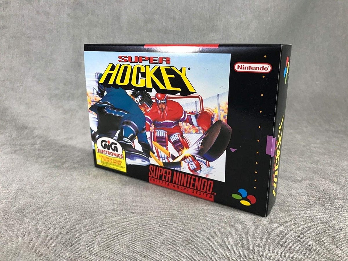 Super Hockey - Super Nintendo [SNES] Game PAL - Nintendo