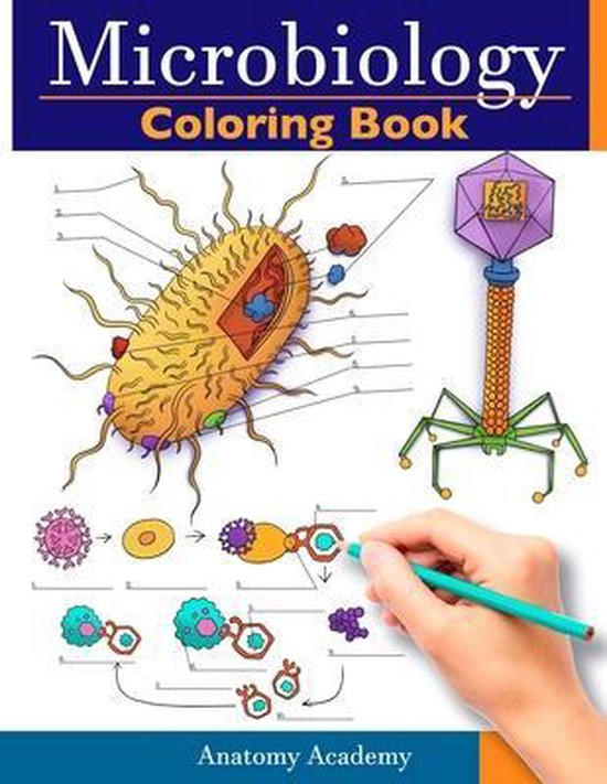 Microbiology Coloring Book - cover