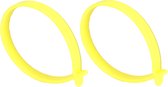 Broekklemmen Edge kunststof - neon geel