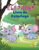 Éléphant Livre de coloriage