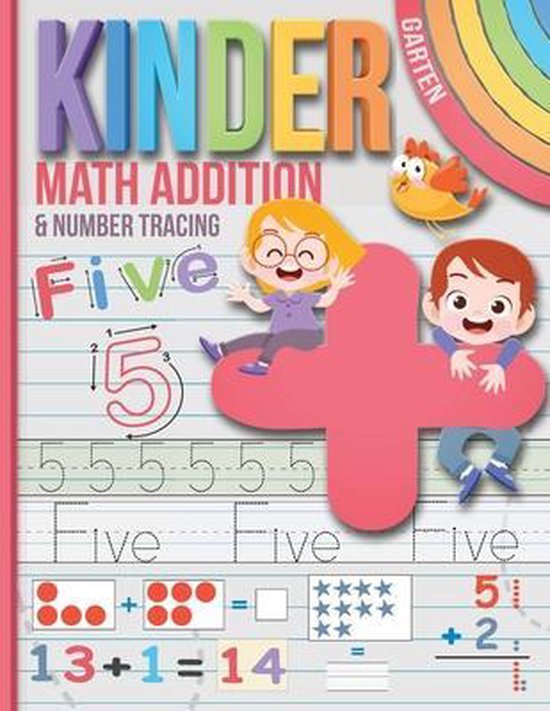 Kindergarten Workbook Math Addition - cover