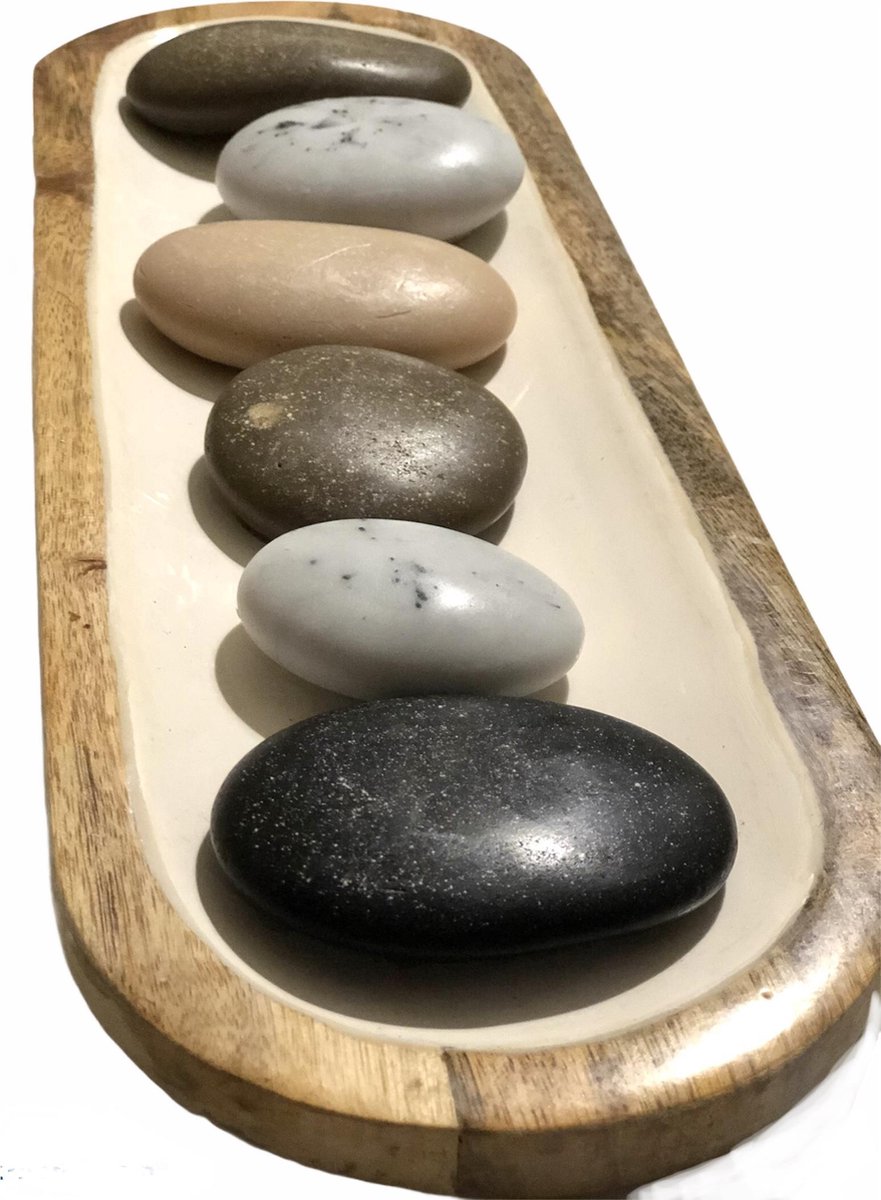 Kaylenn Balancing Stones zeep - mix van div. kleuren - set van 6