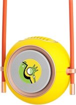 X01 Magic Bean Opknoping Hals Kleine Ventilator Student Mini USB Handheld Draagbare Ventilator (Mooi Geel)