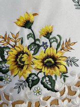 Tafelloper - Zonnebloem - Bloemen - Lente - Gele bloemen - Loper 45cm