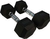 Torque USA Rubber Hexagon Dumbbell - per stuk 12.5 kg