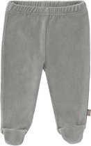 Fresk Broekje Velours Met Voet Paloma Grey - 3-6 M