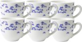 Koffiekopjes set van 6 - Koffiekopjes - Kopjes - Hollands - Delfts blauw - Cadeau voor haar - Cadeau nieuw huis