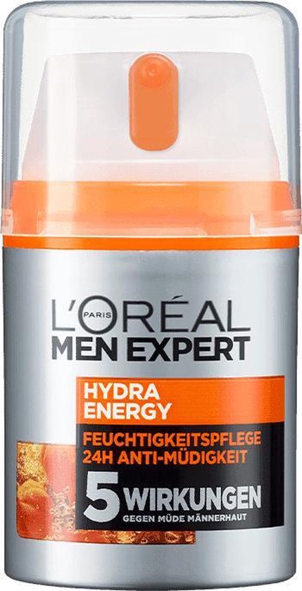 L'Oréal Paris Men Expert Hydra Energy vochtinbrengende crème gezicht Mannen  50 ml | bol.com