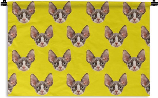 Tapisserie - Tapisserie - Animal - Motifs - Jaune - 150x100 cm - Tapisserie