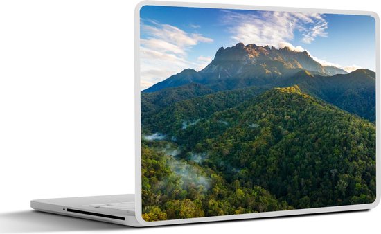Sticker Kinabalu Laptop sticker - 14 inch - Kinabalu berg - Maleisië - Bomen ...