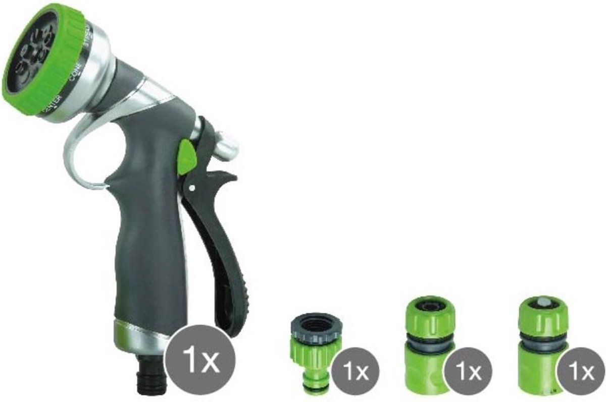 Bewatering Daye Metalen Spuitpistoolset Met 8 Patronen